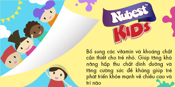 Nubest Kids – nguồn bổ sung dưỡng chất cho bé hiệu quả