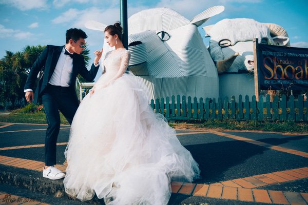 Bộ ảnh cưới đẹp như mơ của cặp đôi hoàn hả Ngô Kỳ Long - Lưu Thi Thi